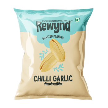 Chilli Garlic Roasted Peanut - Rewynd Snacks